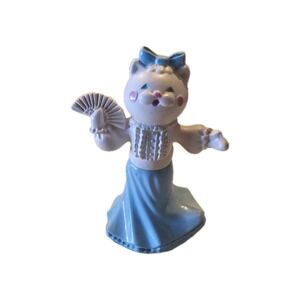 Avon Collectibles Felina Fluffles And Cat Jar Vintage 80s Glass